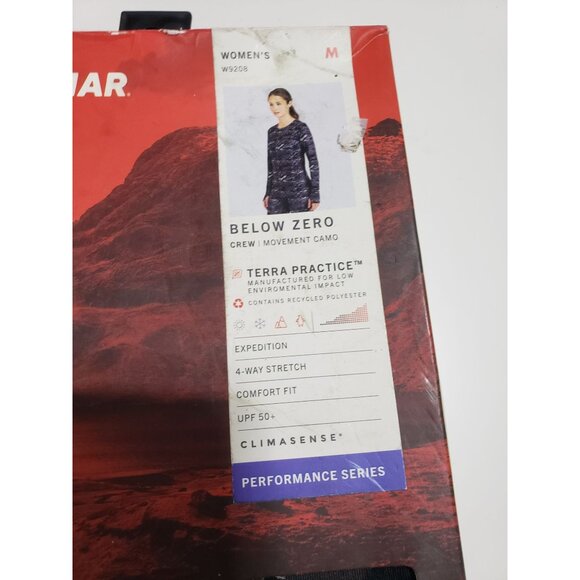 Terramar Below Zero Scoop-Neck Long-Sleeve Base-Layer Shirt - Movement Camo -‎ M - Picture 3 of 7